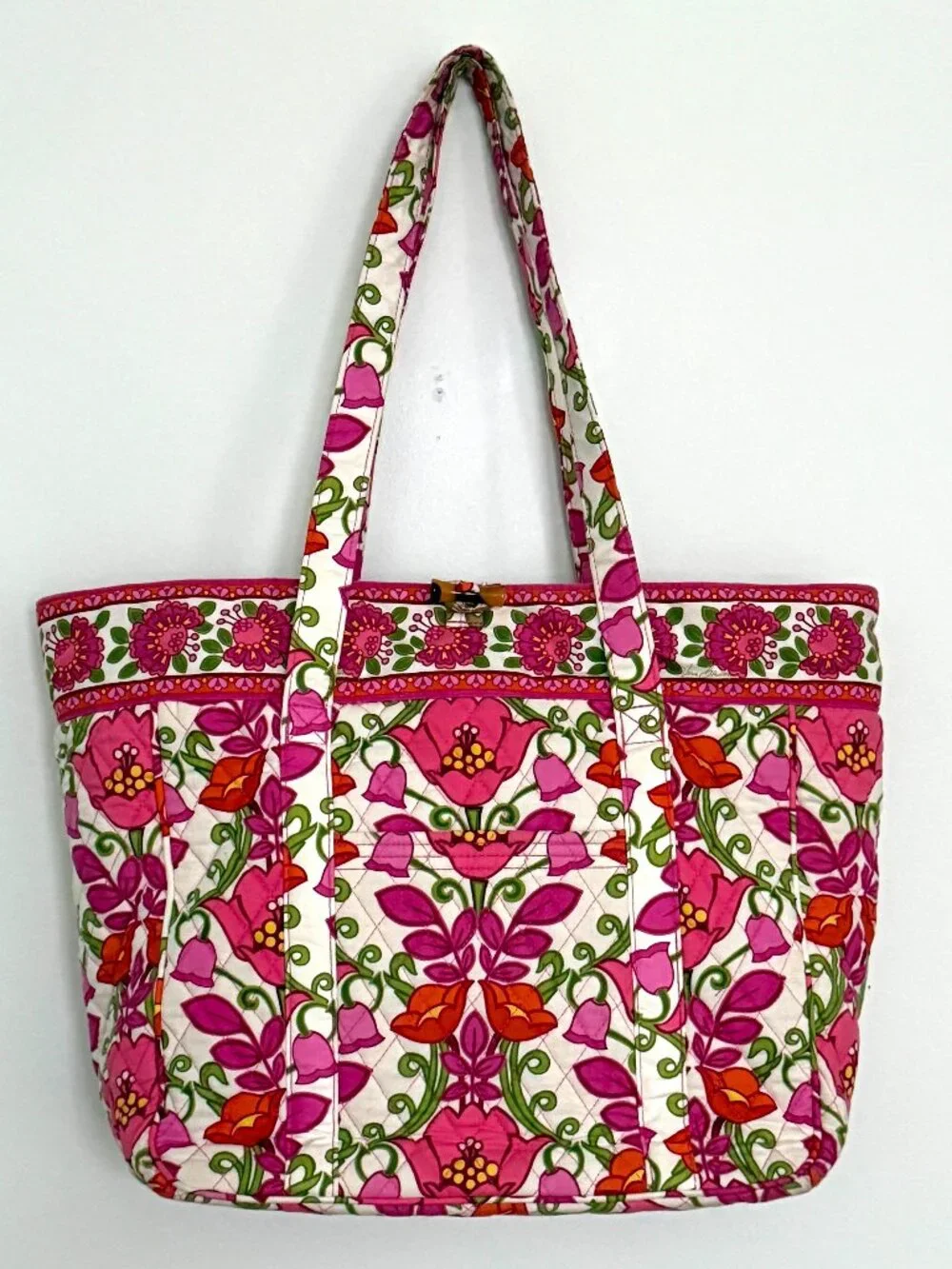 Vera Bradley Computer Tote Lilly Bell